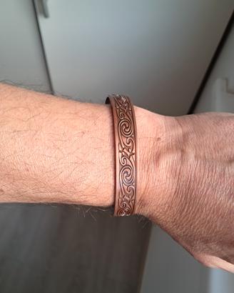 bracciale uomo rame regolabile vintage magnetico