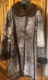 Cappotto in pelle interno pelliccia