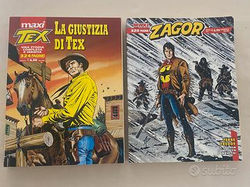 Tex e Zagor Maxi, Storie inedite e complete