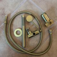 Doccino con miscelatore oro satinato nuovo