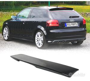 SPOILER AUDI A3 8P 03-11 LOOK S LINE S3 NERO LUCID