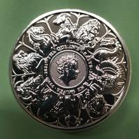 2021 Queen's Beast Completer Argento 2oz PROOF