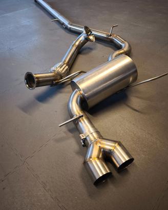 Linea di scarico completa da 76mm per RS3 8P