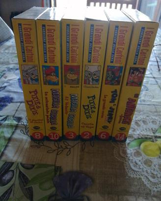 lotto 6 cassette vhs, cartoni animati. 
