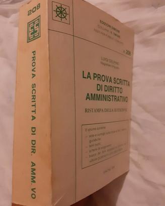 La prova scritta di diritto amministrativo 