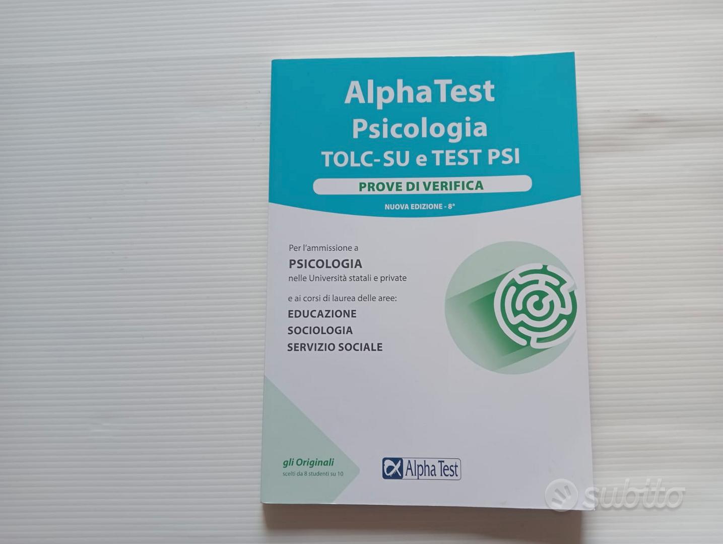 Libri per test di ammissione università, maturità e concorsi - Alpha Test