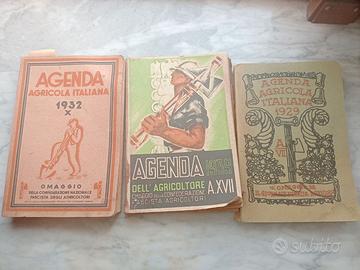 Vecchie agende dell'agricoltore