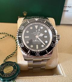 Rolex Deepsea nero ref 126660 full set
