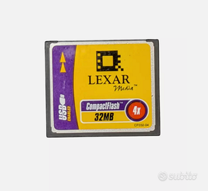 Lexar Compact Flash 32MB Scheda memoria