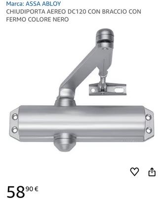 Chiudiporta con fermo Assa Abloy