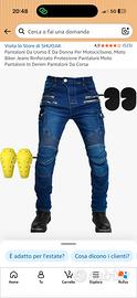 Jeans moto con protezioni talgia 48