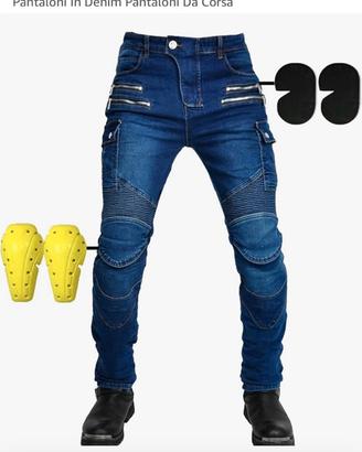 Jeans moto con protezioni talgia 48