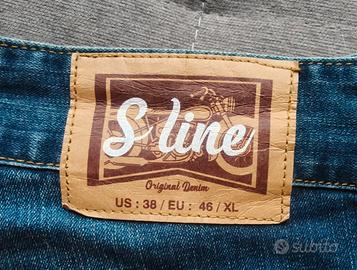 Jens da moto con aramide e protezione ginocchia 