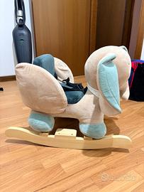 Dondolo peluche elefante Nattou