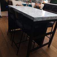 Tavolo alto allungabile