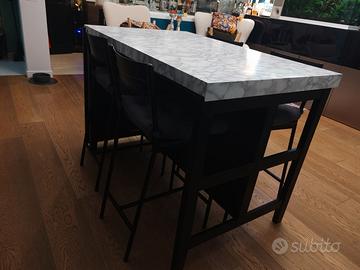 Tavolo alto allungabile