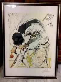 Salvador Dali “ Don Quijote L’Homme accablè 1957 “