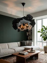 lampadario a forma di fiore 
