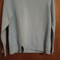 maglioncino donna azzurro 