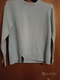 maglioncino donna azzurro 