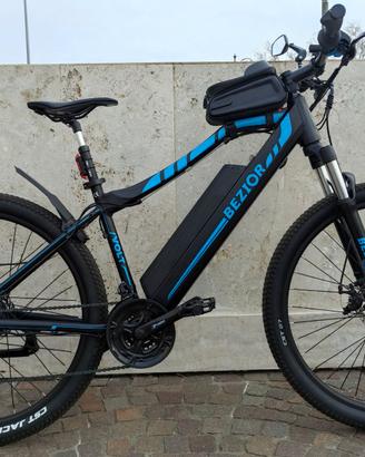 Bici Elettrica Bezior M1,27,5,250W,48v + Accessori