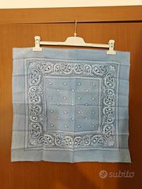 Bandana Vintage Paisley Azzurro Chiaro
