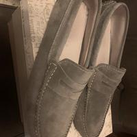 Mocassino uomo grigio chiaro