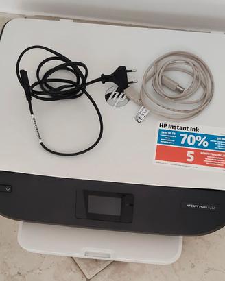 Stampante multifunzione HP Envy Photo 6232+cavo us