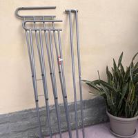 Sbarre sanitarie per letto matrimoniale e singolo