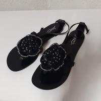 Sandali donna pelle suola cuoio numero 41