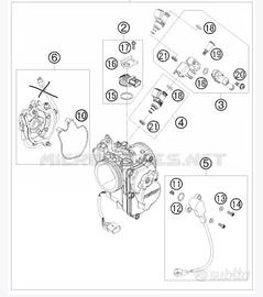 corpo farfallato ktm 690 smc