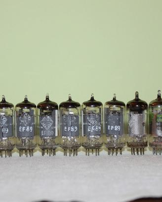 EF89 TELEFUNKEN , FIVRE , SICTE Lotto 12 Pezzi nos
