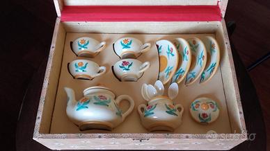 Servizio da the per bambola anni '50 da collezione