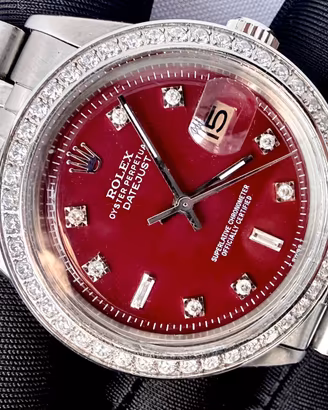 Rolex Datejust 1601 Customized kit Brilli Bordeaux
