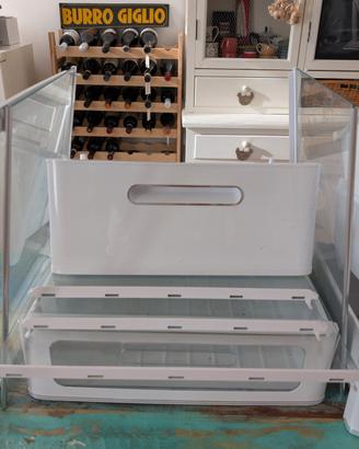 Cassetti e vetri frigo Smeg Fab32