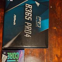 Intel i5 9400f + Asrock b365 pro4