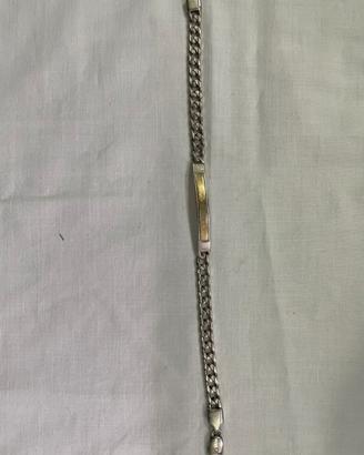 Bracciale Uomo Argento e Oro