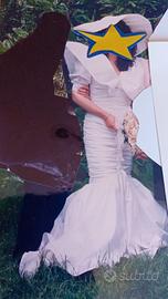 ABITO BIANCO DA SPOSA TAGLIA 44-46