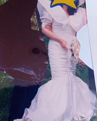 ABITO BIANCO DA SPOSA TAGLIA 44-46