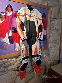 Completo da moto in pelle