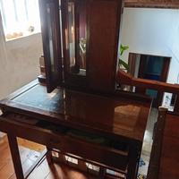 consolle con specchi pieghevoli 