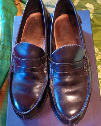 Mocassini uomo Brecos in vitello nero – taglia UK