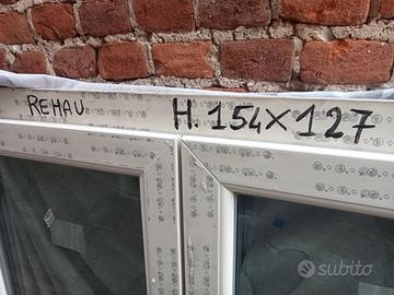 finestra pvc doppia anta 