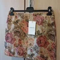 Minigonna fantasia damascata