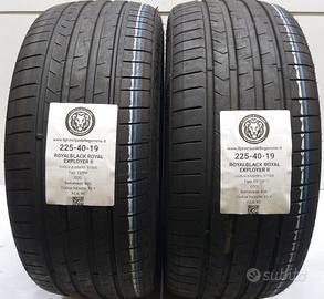 2 GOMME 225 40 19 ROYALBLACK A57500