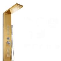 Colonna doccia idromassaggio color oro