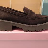 Mocassino donna in camoscio 