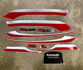 Adesivi compatibili con moto GPZ 550 1981/84