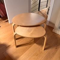 Set di 2 tavolini IKEA SVALSTA – legno chiaro