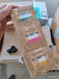 lotto 3 toner originali SHARP mx-60gt